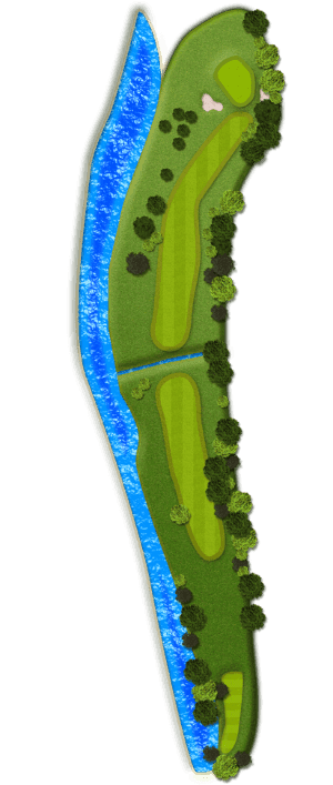 Hole 1 layout